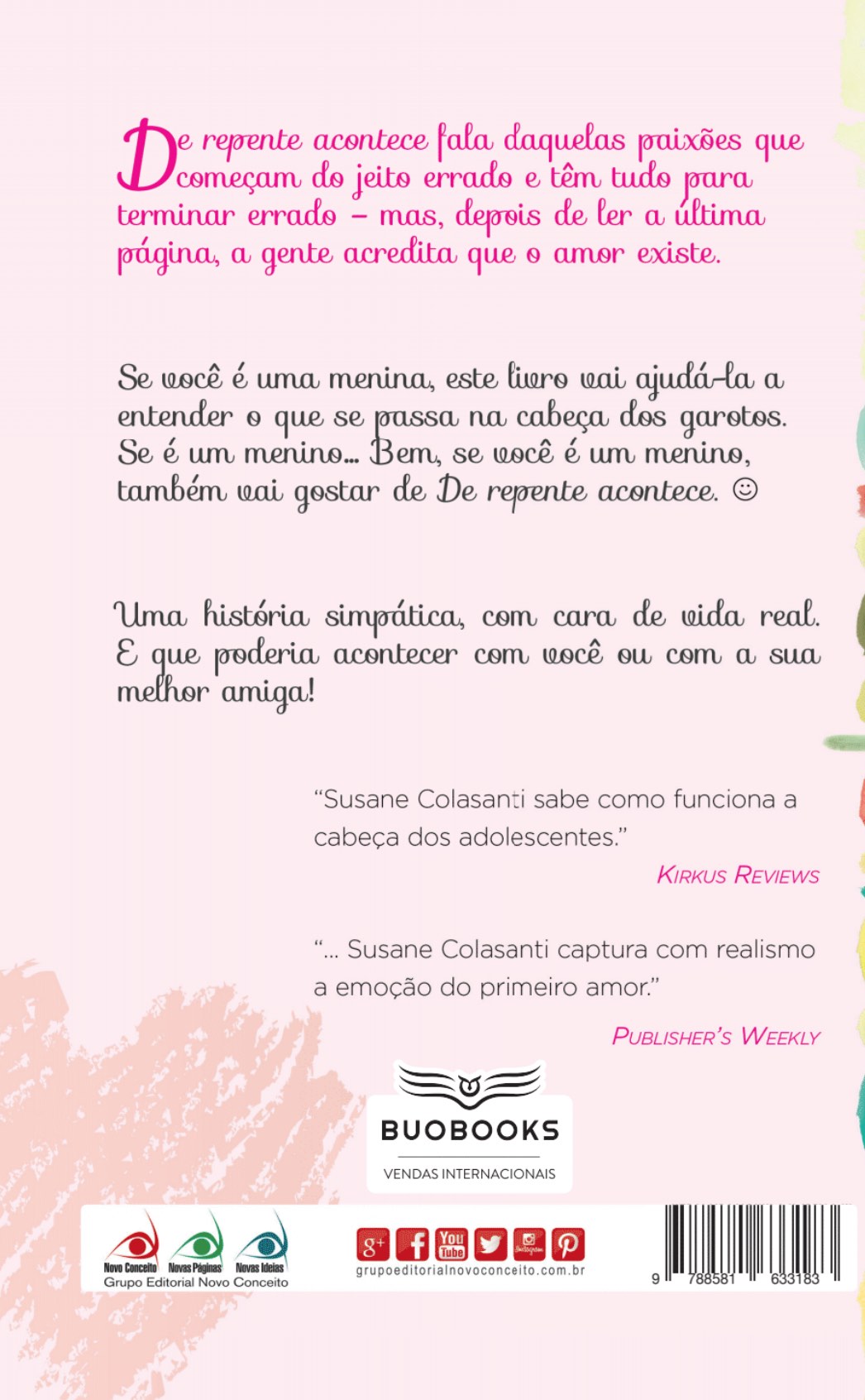 Capa do livro De Repente Acontece