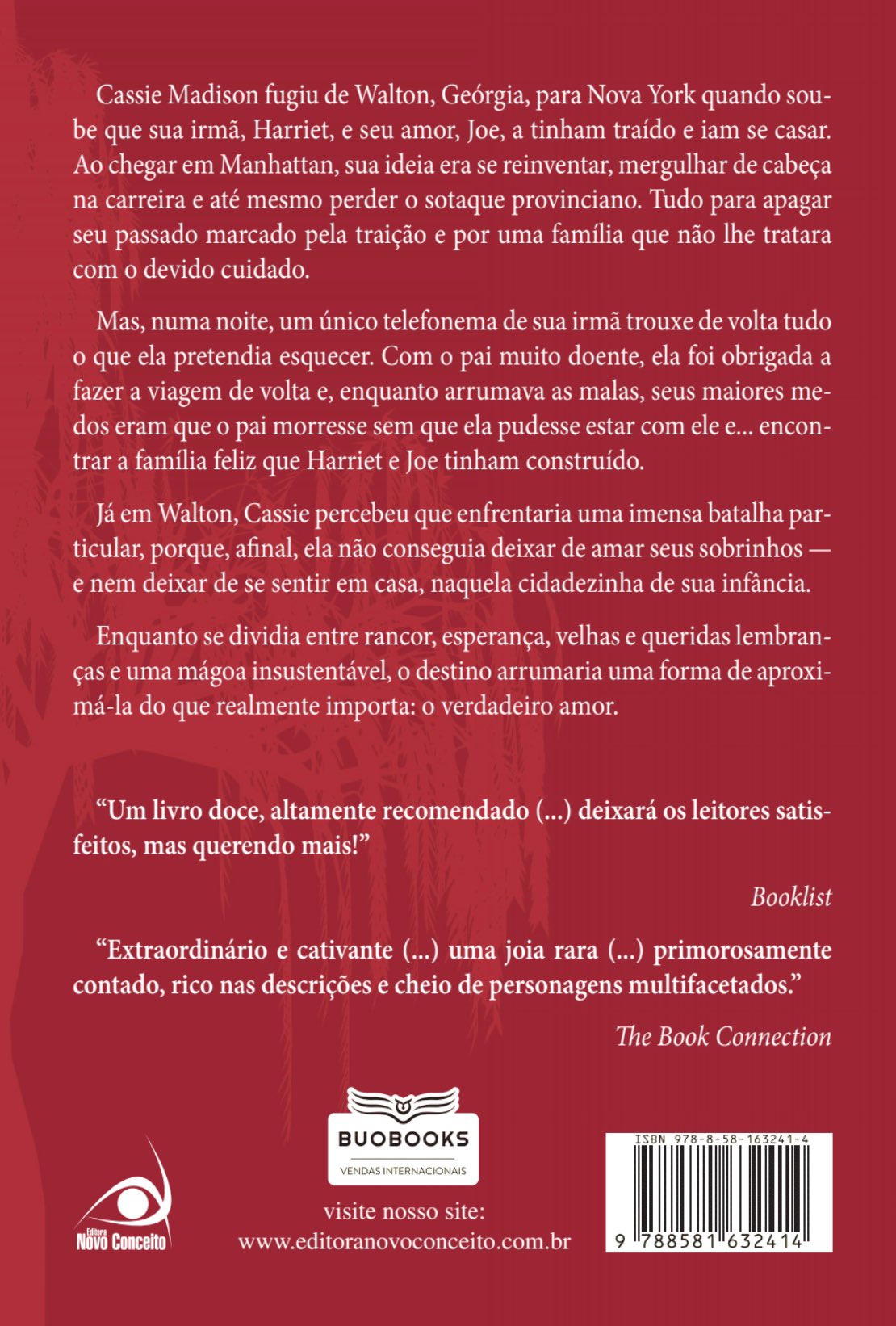 Contracapa De volta para casa