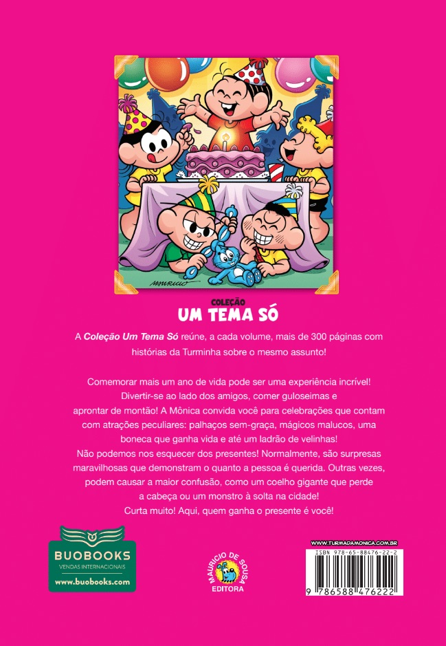 Coleção Um Tema Só – Mônica – Aniversários — HQ