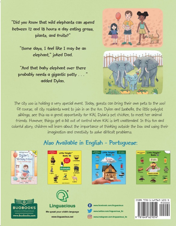 A Wild Day at the Zoo : Um Dia Maluco no Zoológico- Edição Bilíngue em Português (Brasil) e Inglês