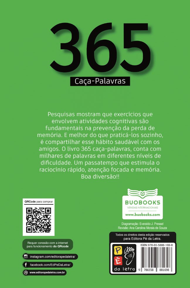 365 palavras cruzadas - Meio Ambiente