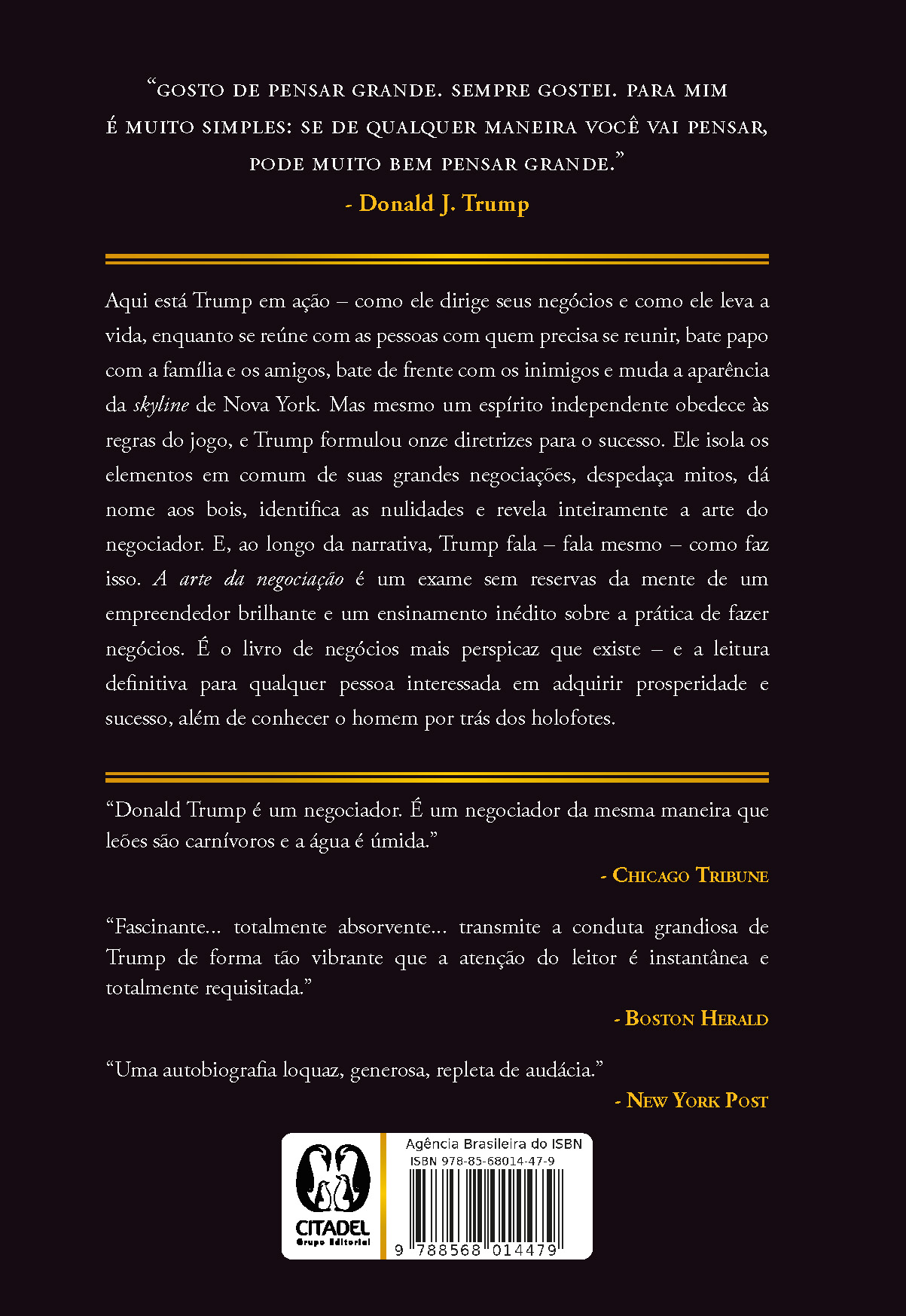 Donald Trump - A Arte da Negociação