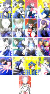 Coleção Mangá Blue Lock 1 Ao 17 (Em Português)