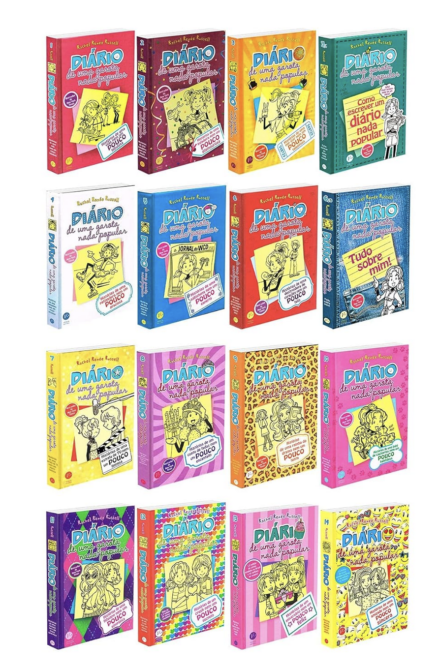 Coleção Diário De Uma Garota Nada Popular - 16 Livros (1 Ao 14)