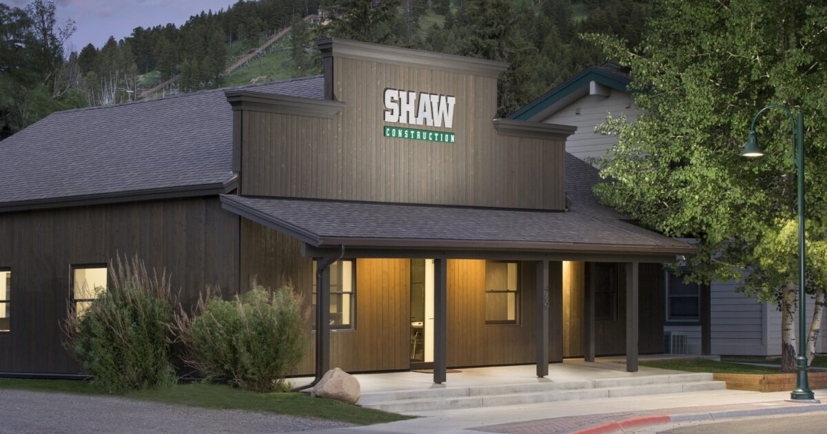 Shaw Construction Homepage