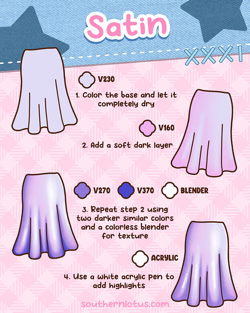 Satin Coloring Tutorial