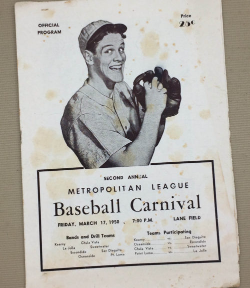 1950 San Diego Baseball Carnival