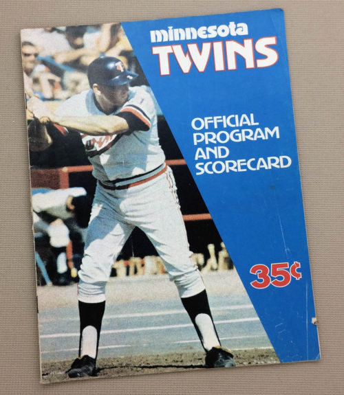 1973 Minnesota Twins Program