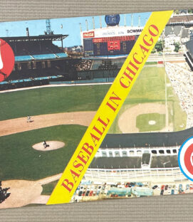Baseball In Chicago Vintage Postcard