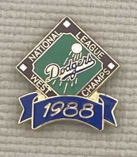 Los Angeles Dodgers 1988 National League Champs Pin
