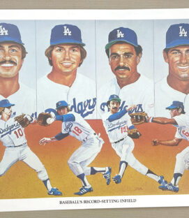 Dodgers Record-setting Infield Commemorative
