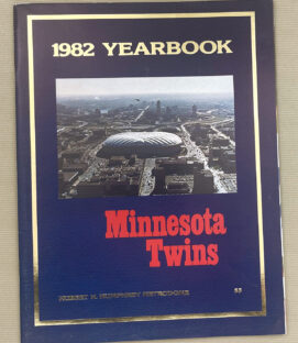 Minnesota Twins 1982 Yearbook
