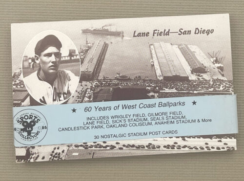 60 Years of West Coast Ballparks Postcard Set