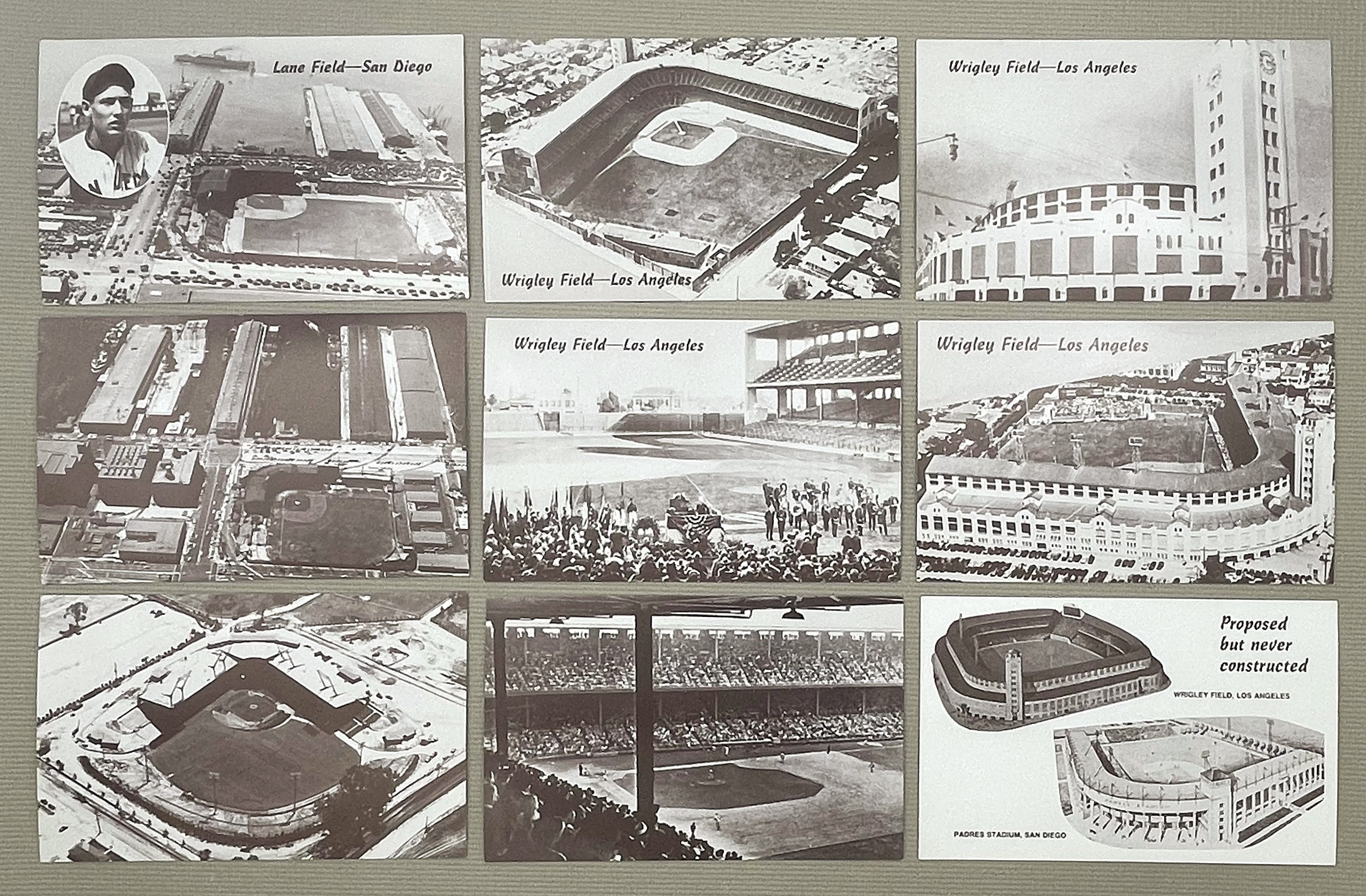 60 Years of West Coast Ballparks Postcard Set