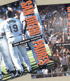 San Diego Padres 1996 Ticket Brochures