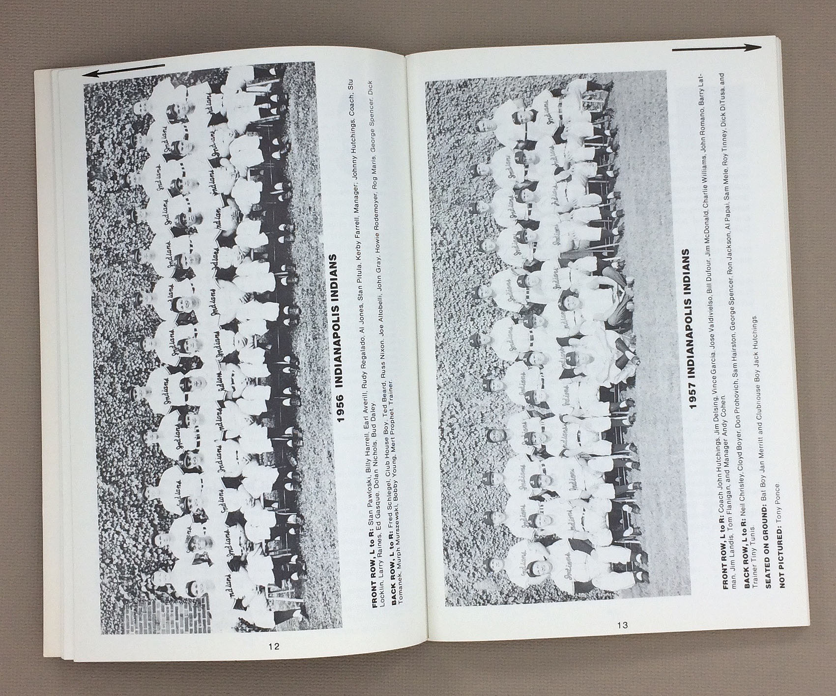 Indianapolis Indians Silver Anniversary 1956-1980 record book