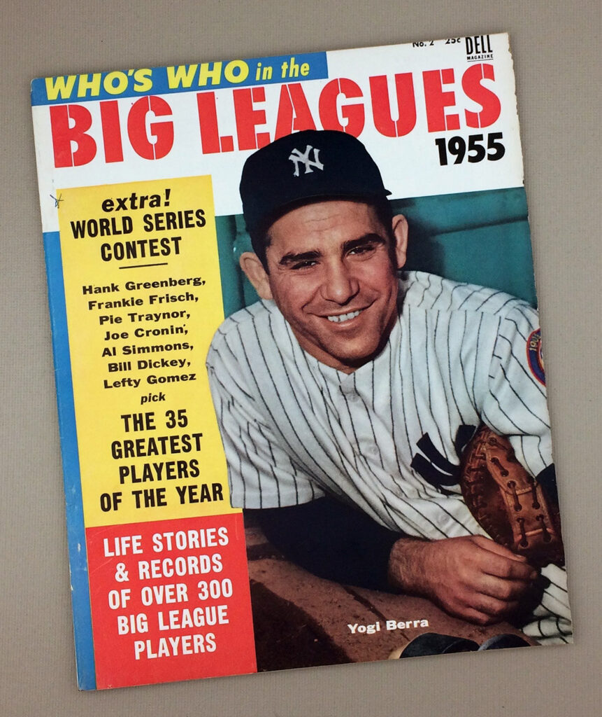 1955 Dell WHO’S WHO IN THE BIG LEAGUES Magazine