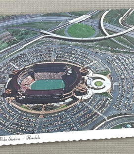 Honolulu Aloha Stadium Postcard