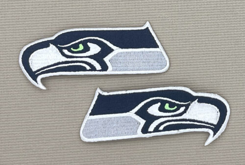 Seattle Seahawks Gray Accent Embroidered Patches