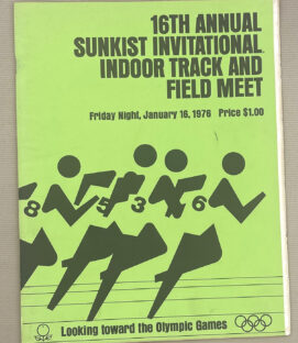 1976 LA Times Indoor Track Meet Program