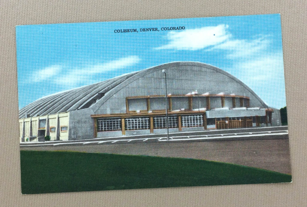 Denver Coliseum Postcard