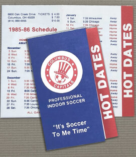 Columbus Capitals 1985-86 Schedule