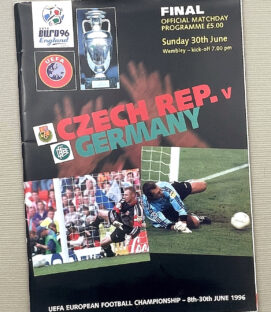 1996 Euro Cup Final Program