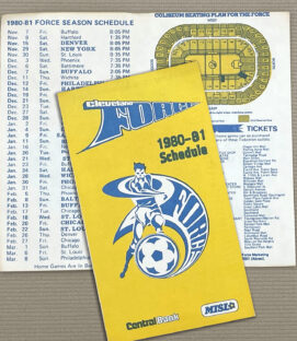 Cleveland Force 1980-81 Schedule