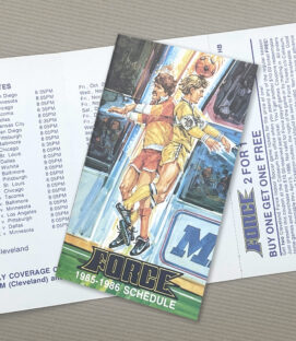 Cleveland Force 1985-86 Schedule