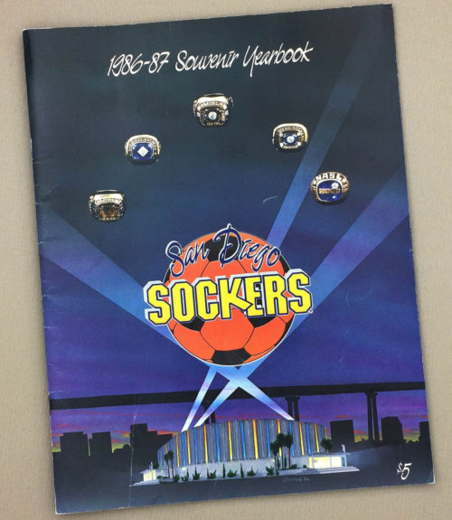 San Diego Sockers 1986-87 Yearbook