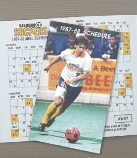 San Diego Sockers 1987-88 Schedule