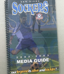 San Diego Sockers 2002-03 Media Guide