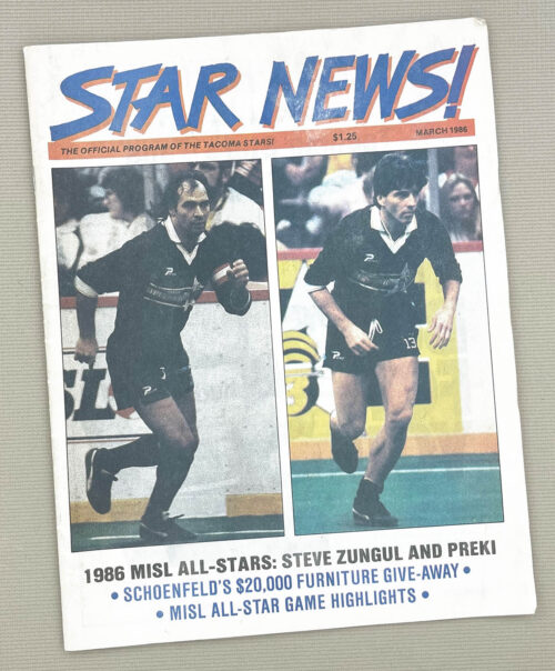 Tacoma Stars 1986 Program