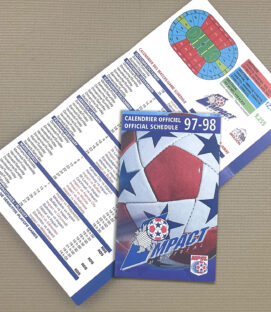 Montreal Impact 1997-98 NPSL Schedule