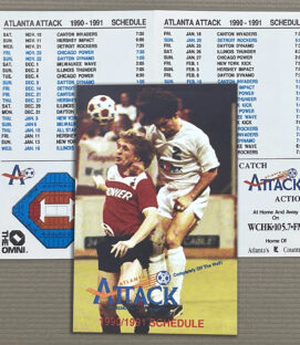 Atlanta Attack 1990-91 Schedule