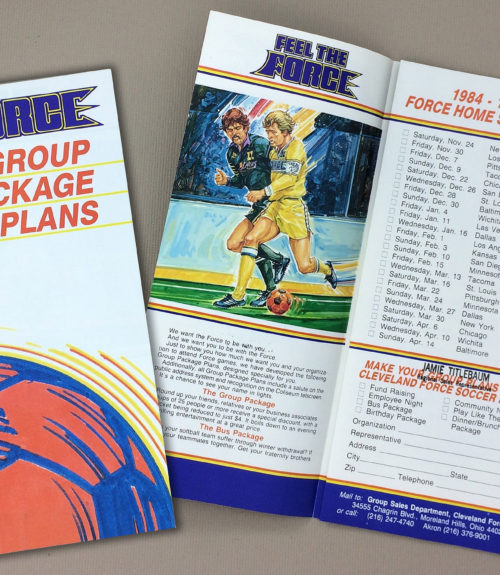 Cleveland Force 1984-85 Brochure