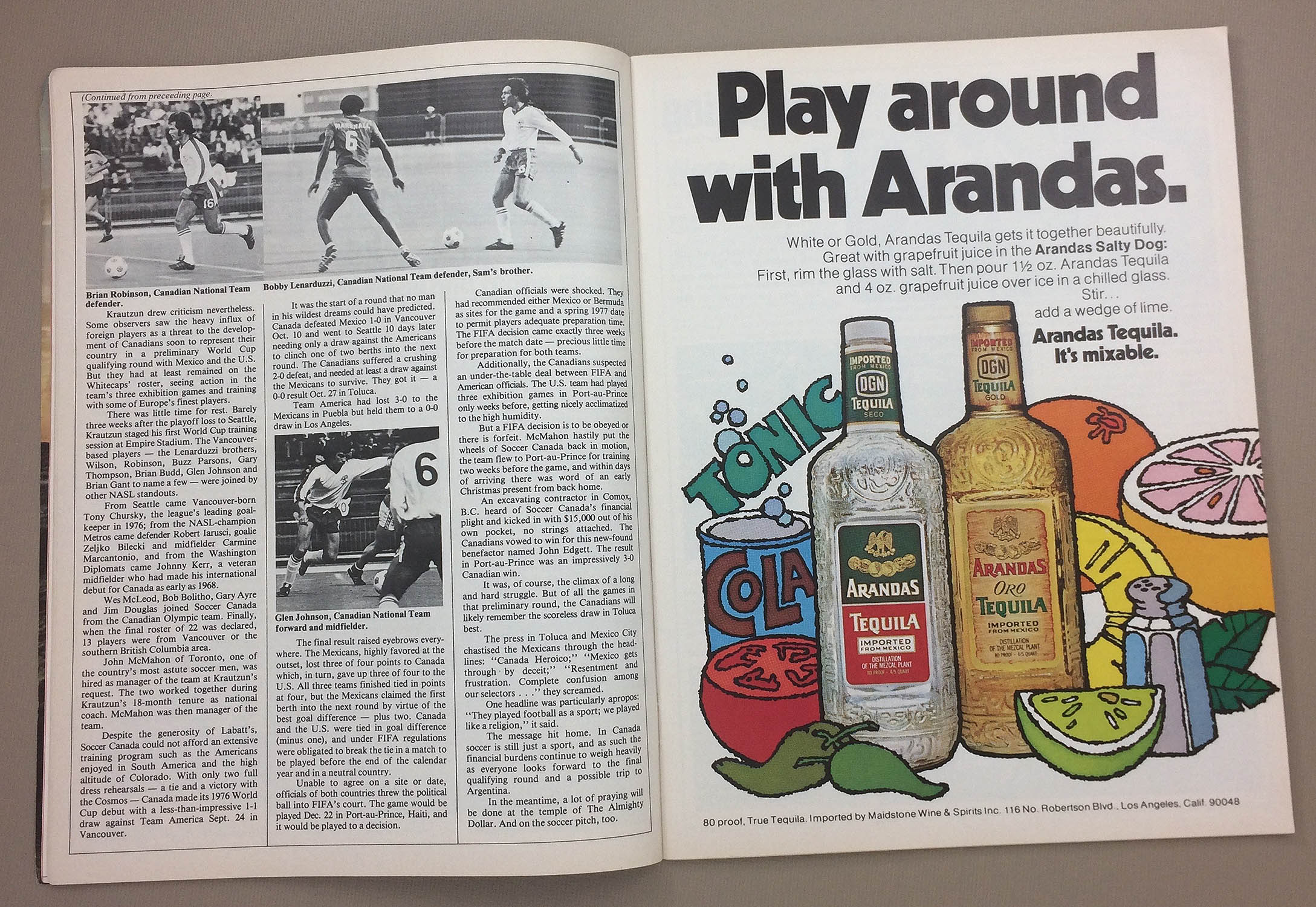 Brian Robson, Bob Lenarduzzi, Glen Johnson