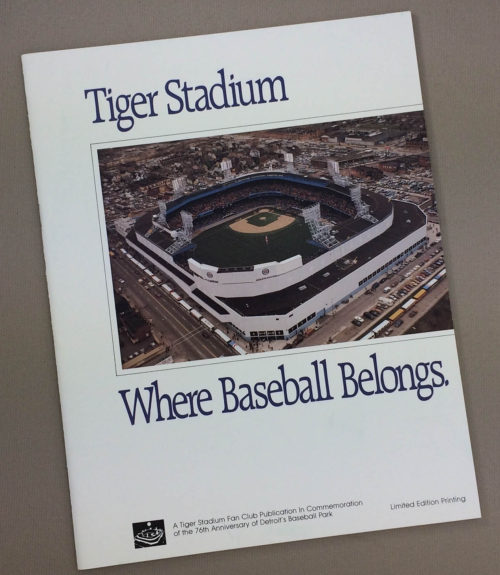 Tiger Stadium Commemorative Guide