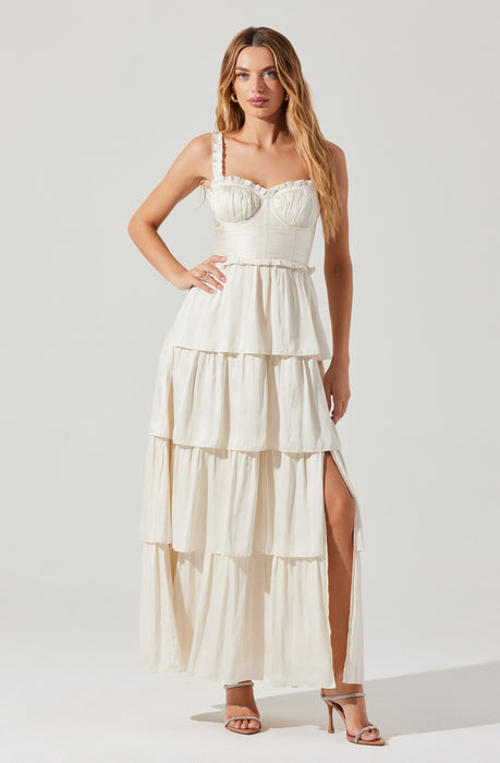 Tempany Tiered Bustier Maxi Dress - ASTR the Label