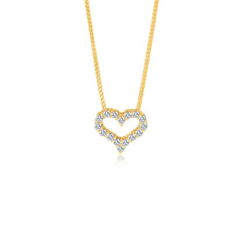 Gold Heart Necklace Argos Store, 56 