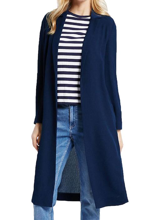 navy longline blazer