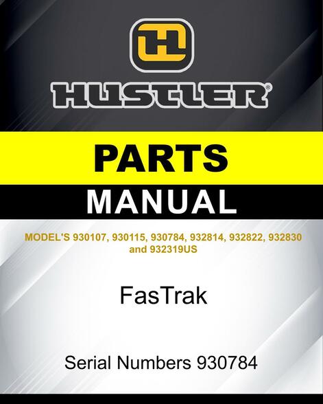 open❗️ Hustler FasTrak SN 930784 parts manual | Hustler Lawnmower Parts