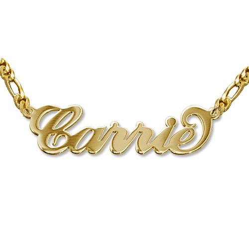 Extra Thick Name Necklace | Figaro 