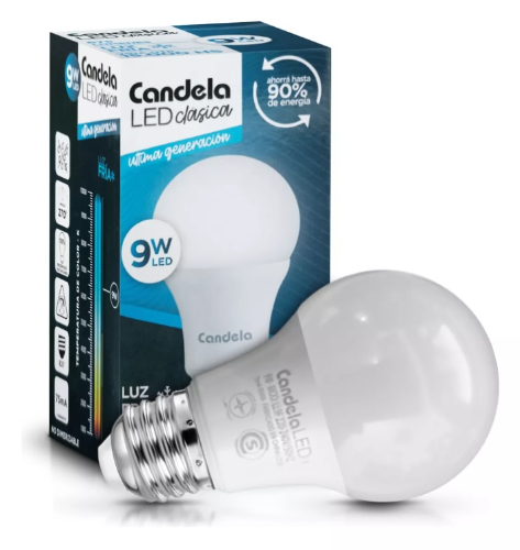 Lampara Candela Led 10 w (fria)