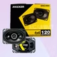 (M) 456BOCINAS COAXIAL 4X6" KICKER DESCOMPUESTAS 120W 2 VIAS