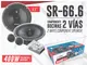 (M) 202COMPONENTE BOCINA SR-66.6 SPIDER 6.5" 2 VIAS 400W