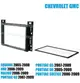 (M) 127FRENTE HF-0410DD 2 DIN Chevrolet Equinox HHR Malibú y Pontiac 63, G5, G6, Solstice