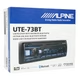 (M) 334ESTEREO ALPINE UTE-73BT 50W Reproductor de medios