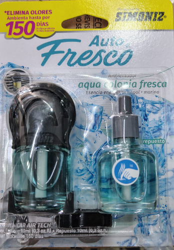 AIRTECH ACUA COLONIA FREZCA 10ML MAS RECARGA