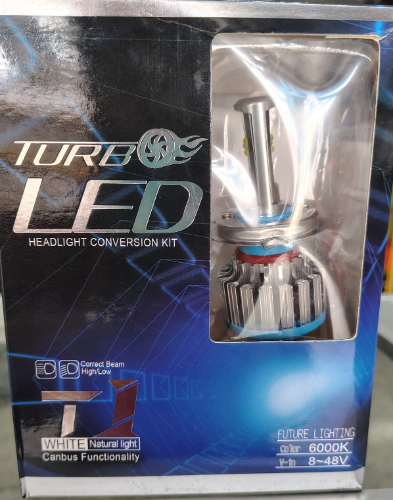 BOMBILLOS H4 LED TURBO LED  T1 6000K 8-48V